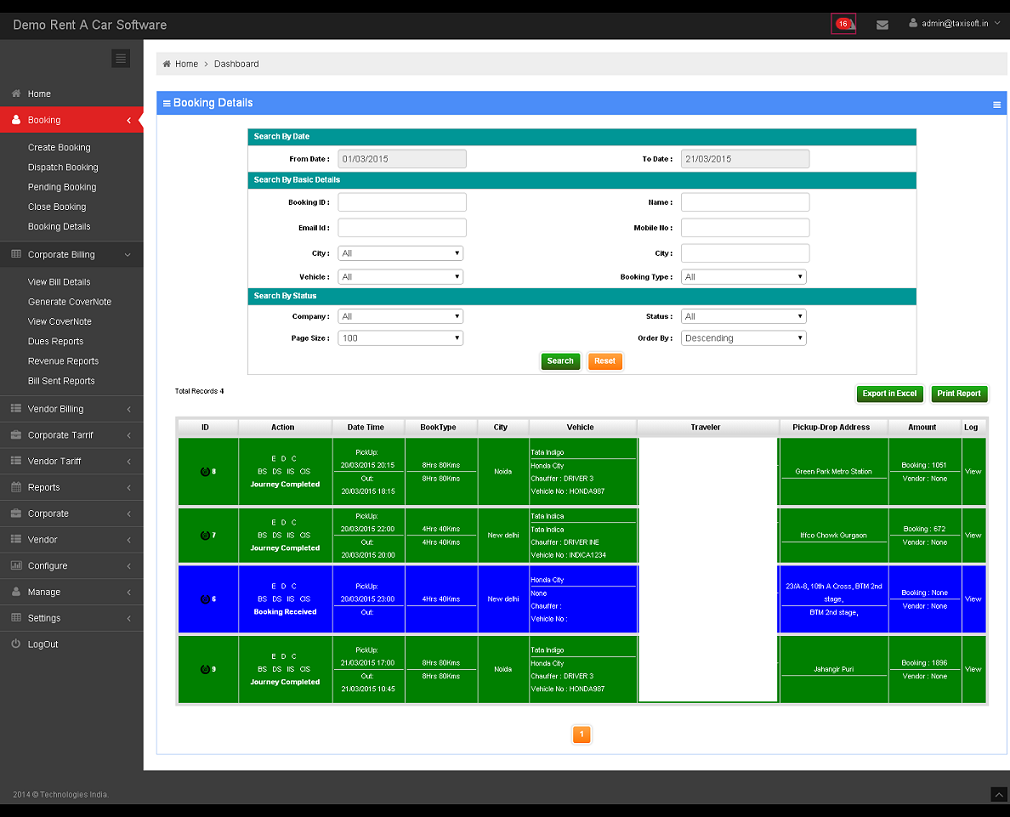 Car Rental Software